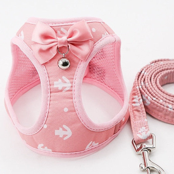 Bow and Bell Harness and Leash