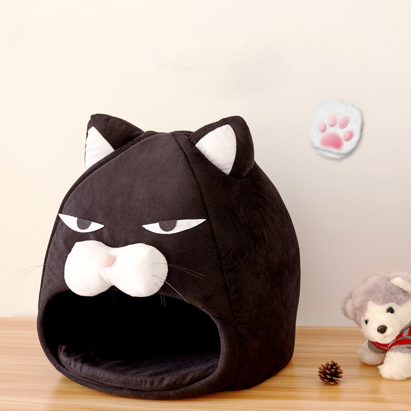 Cat Angry Face Bed