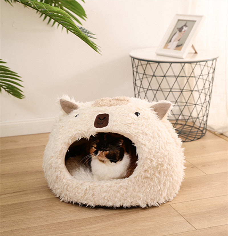 Alpaca Pet Warm Bed