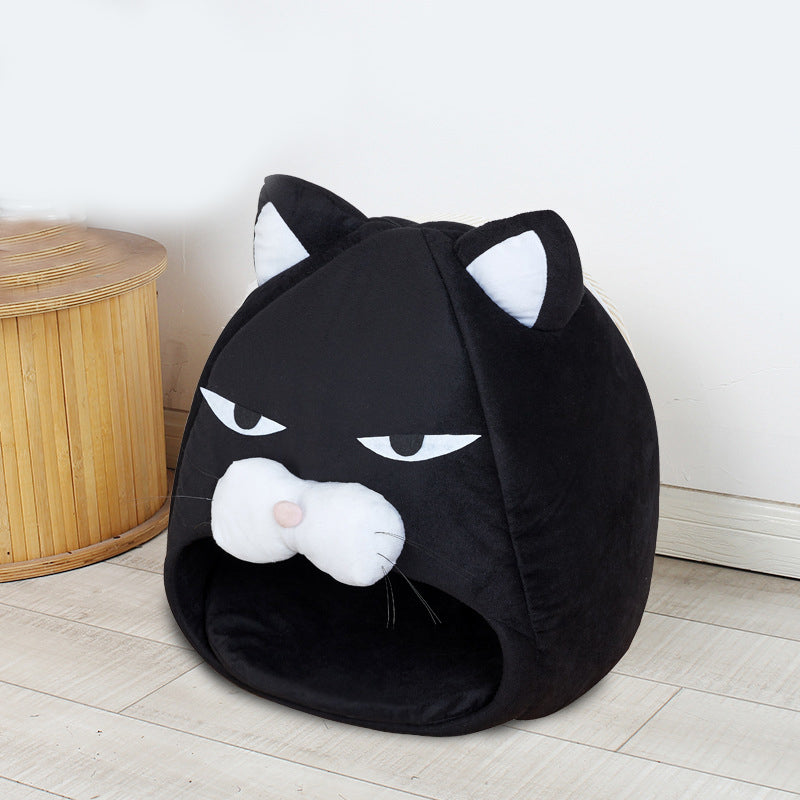 Cat Angry Face Bed