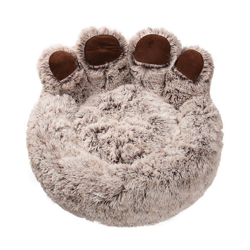 Bear Paw Shape Super Soft Pet Bed