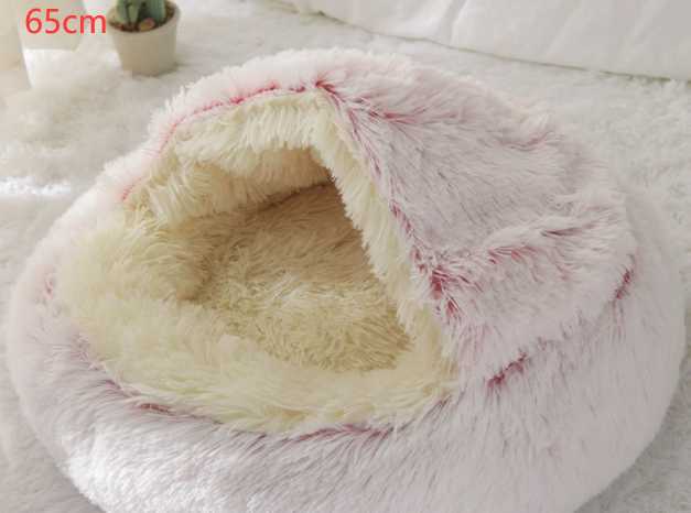 Round Plush Warm Bed House