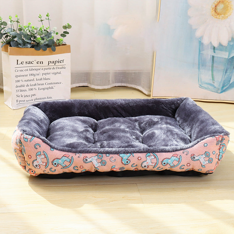 Winter Warm Pet Dog Supplies Bed