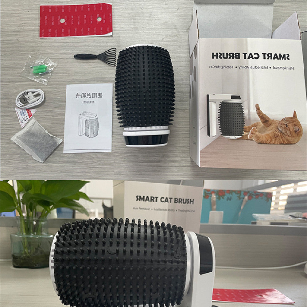 Automatic Cat Groomer Brush for Wall