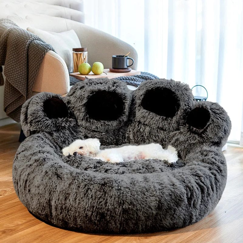 Bear Paw Shape Super Soft Pet Bed