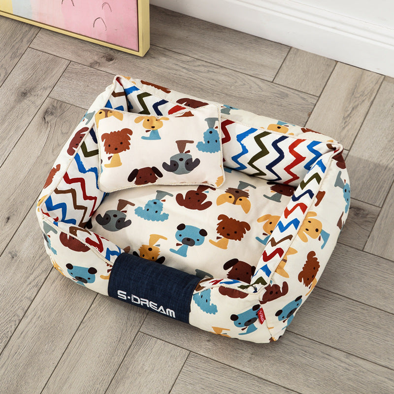 Mat Pet Printed bed